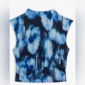Abercrombie & Fitch Paloma Mesh Abstract Women's Top
